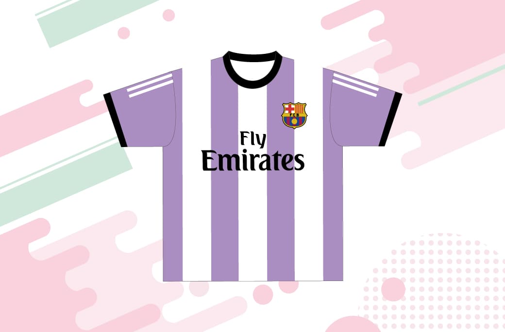 紫|サッカーユニフォーム