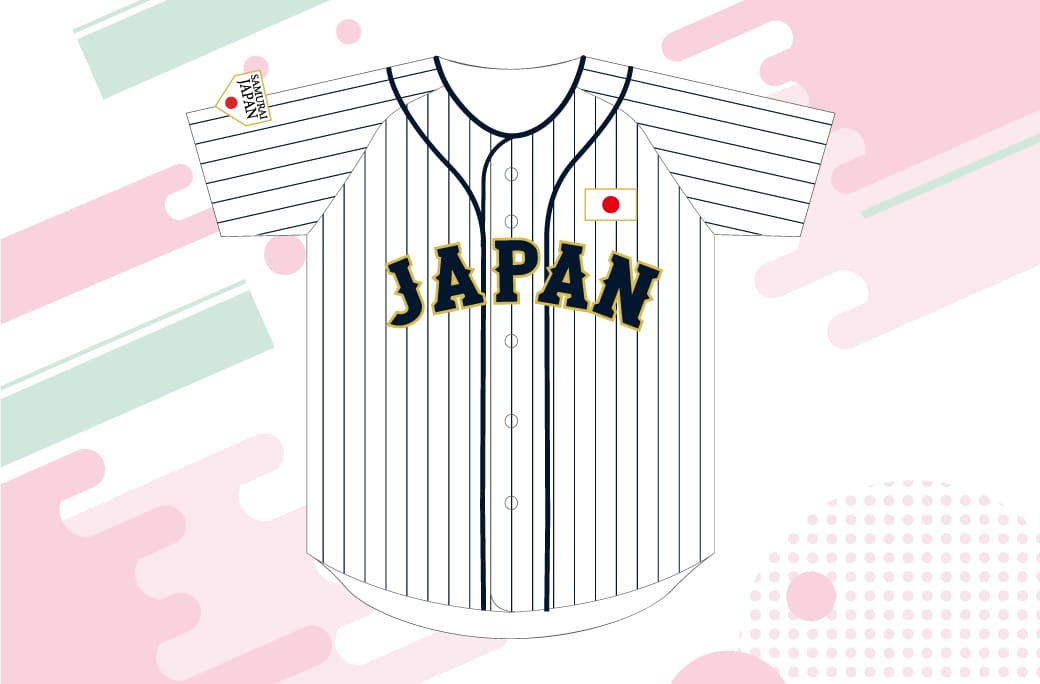 野球・日本代表ユニフォーム風