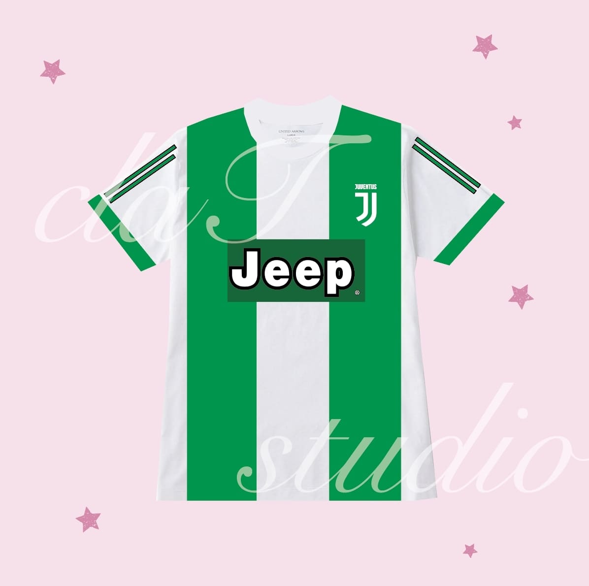 緑のサッカーユニフォームクラスtシャツ_image_0001