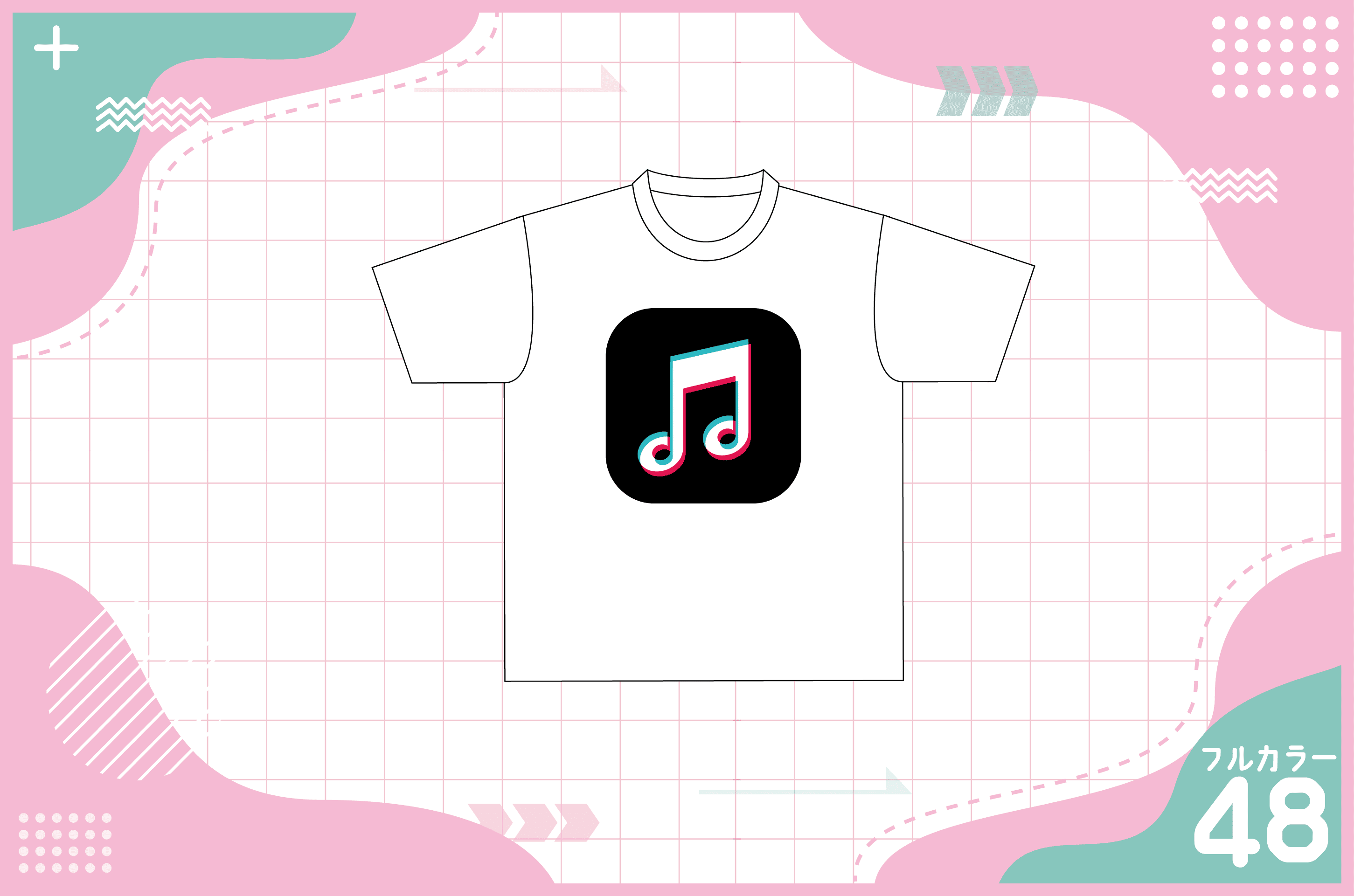 SNS風ロゴデザインのTシャツを作る方法