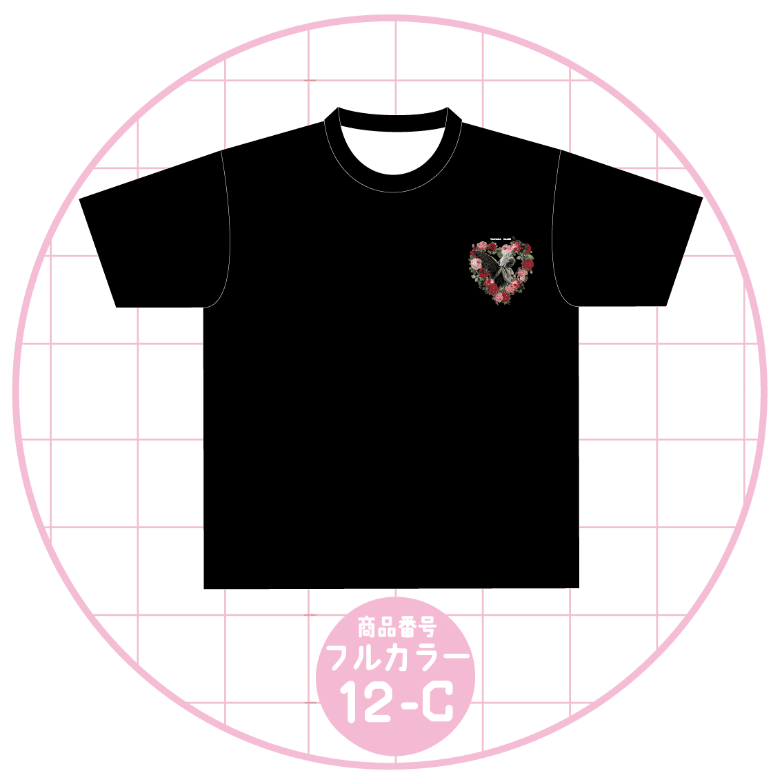 薔薇のリースデザイン12-C