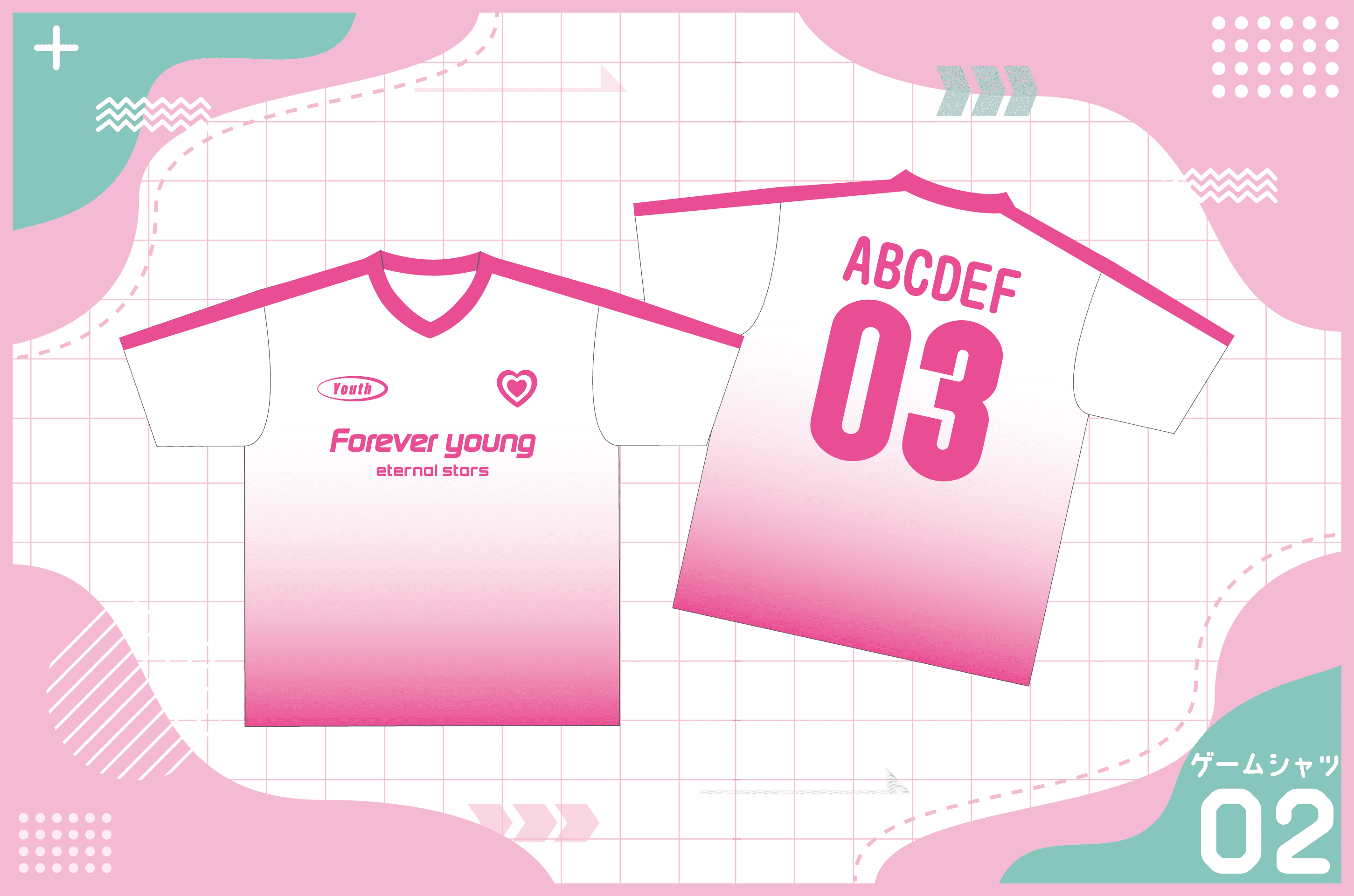 Forever_youngゲームシャツ