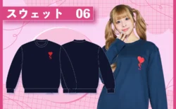 AMI PARIS(アミ パリス)風デザインのパーカー・スウェットを作る方法